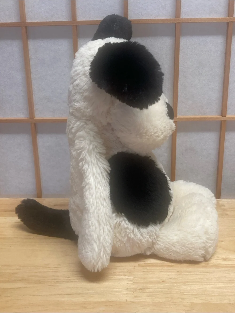 Jellycat Bashful Black & Cream Puppy Dog Plush 